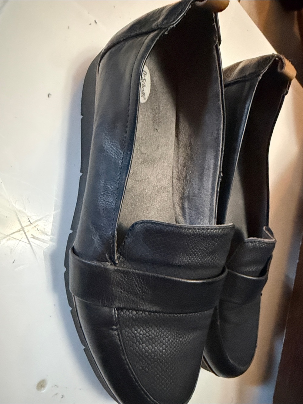 Dr. Scholl's Webster Platform Loafer Black